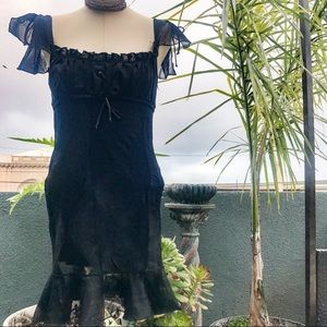 ISO ISO ISO lace lip service dress